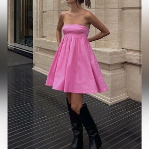 Steele Robbie dress in pink